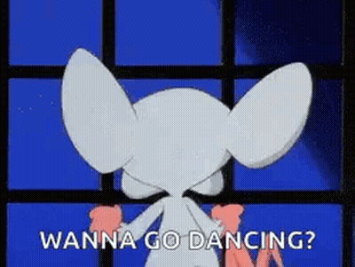 Pinky And The Brain Saying Wanna Go Dancing GIF