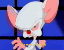 Pinky And The Brain Take Over GIF