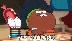 Pinky Malinky Babs Shouting Yes You Are GIF