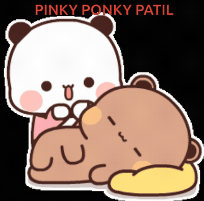 Pinky Ponky Patil With Panda And Bear GIF