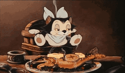 Pinocchio Figaro Cat Hungry