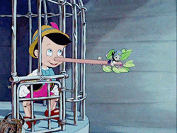Pinocchio Lying Nose Birds Nest