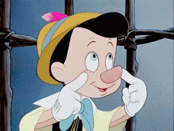 Pinocchio Lying Nose Shocked