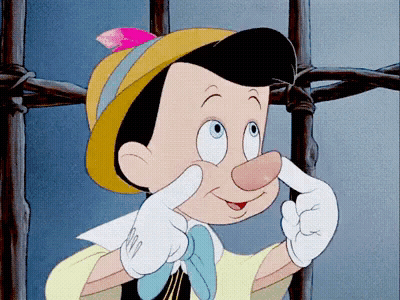 Pinocchio Making Face GIF