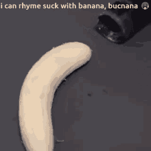 Pipe Sucking Peeled Banana  GIF