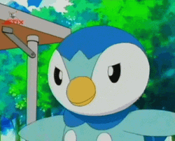 Piplup Mad Face GIF