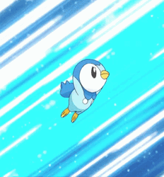 Piplup Spinning Upward GIF