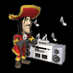 Pirate Boom Box Dance