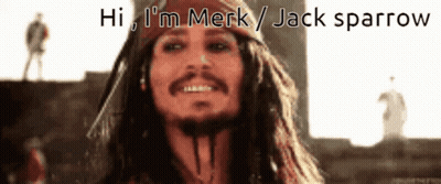 Pirate Costume Man Saying Hi I'm Merk Jack Sparrow GIF