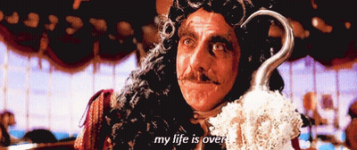 Pirate Costume Man Says My Life Is Over GIF