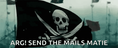 Pirate Flag Skull Crossbones Arg Send Mails Matie GIF