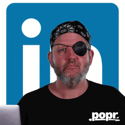 Pirate Linkedin  GIF