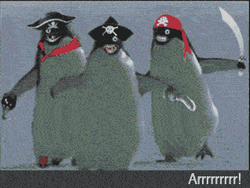 Pirate Penguins Attack GIF