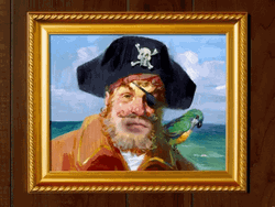Pirate Portrait Talking
