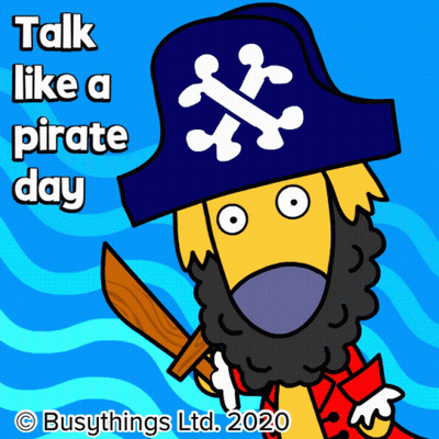 Pirate Saying Talk Like A Pirate Day GIF