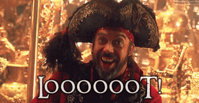 Pirate Smiling Says Loooot GIF