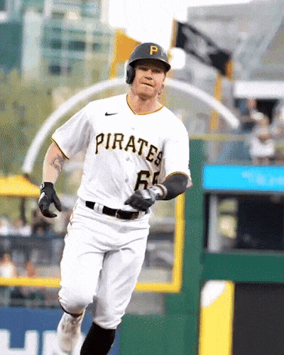Pirates Baseball Player Running GIF