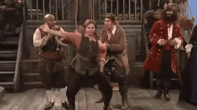 Pirates Dancing On Stage GIF
