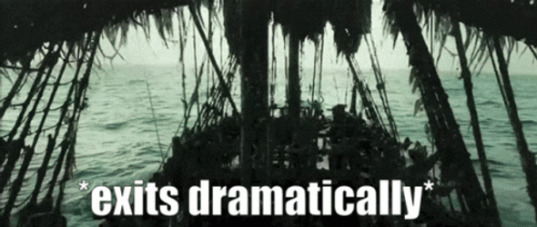 Pirates Of The Caribbean Pirate Ship Submerged GIF