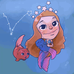 Pisces Mermaid GIF