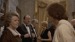 Pissed Lady Tossing Drink GIF