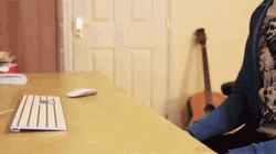Pissed Off Boy Bang Head On Desk GIF