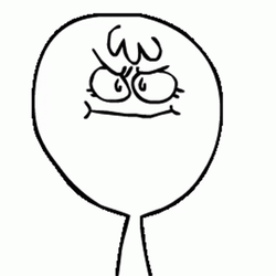 Pissed Off Stickman GIF