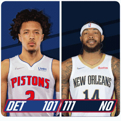 Pistons And New Orleans Basketball Players GIF