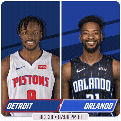 Pistons And Orlando Basketball Game October 30 GIF
