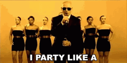 Pitbull Party Like A Rockstar GIF