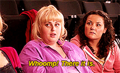 Pitch Perfect Amy Whoomp There It Is GIF