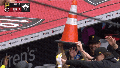 Pittsburgh Pirates Baseball Dugout GIF