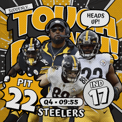 Pittsburgh Steelers Ad Man With Headphones GIF