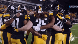 Pittsburgh Steelers Football Huddle GIF