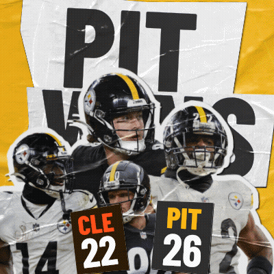 Pittsburgh Steelers Players Holding Signs GIF