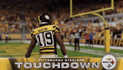 Pittsburgh Steelers Playing Touchdown GIF