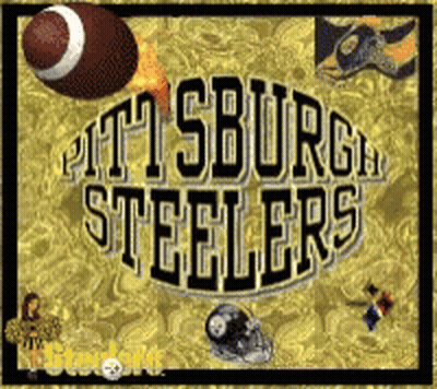 Pittsburgh Steelers Poster With Football GIF