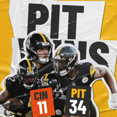 Pittsburgh Steelers Poster With Pit 11 And Pit 34 GIF