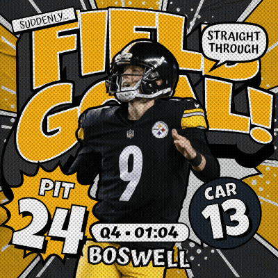 Pittsburgh Steelers Quarterback Carl Boswell Advertisement GIF
