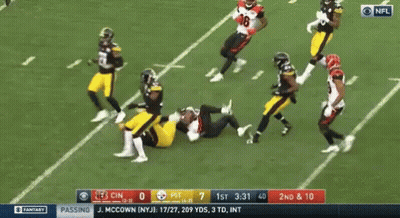 Pittsburgh Vs Cincinnati Football On CBS GIF