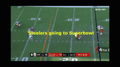 Pittsburgh Vs Cleveland Football On CBS GIF