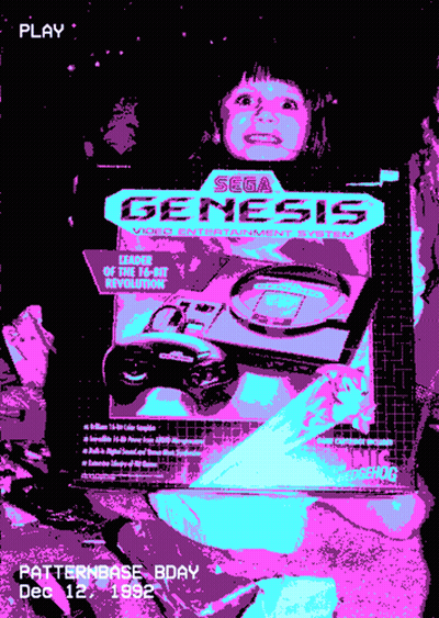Pixel Art Advertisement For Sega Genesis GIF