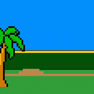 Pixel Art Baseball Player Number 12 GIF
