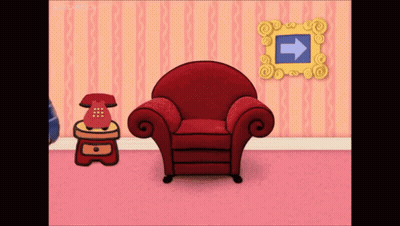 Pixel Art Bedroom With Bed Nightstand Wardrobe Shelves GIF