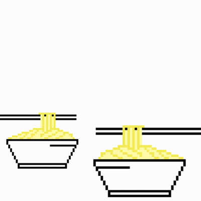 Pixel Art Bowl Of Noodles Wanna Get Pho GIF