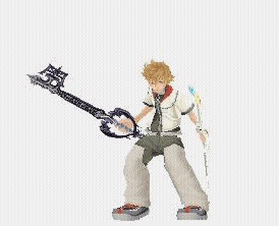 Pixel Art Boy Holding Large Key