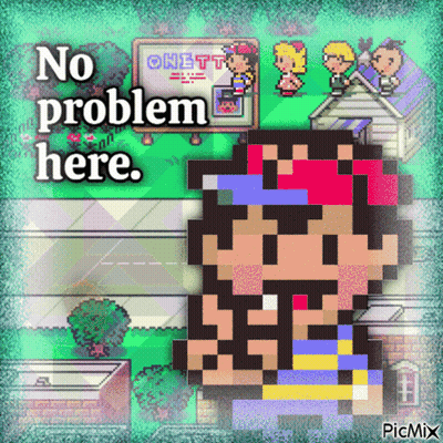 Pixel Art Boy Saying No Problem Here GIF