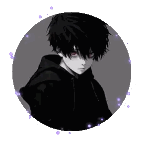 Pixel Art Boy With Red Eyes In Hoodie Sticker