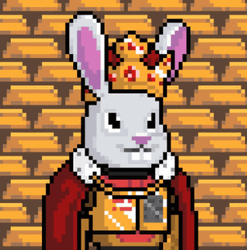 Pixel Art Bunny Soldier