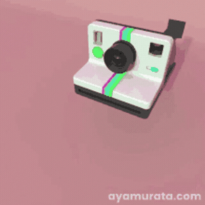 Pixel Art Camera And Picture With Ayamarata.com GIF